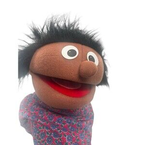 Puppet Productions Half Body Hand Woman Mom Puppet Purple Shirt Fast Shipping